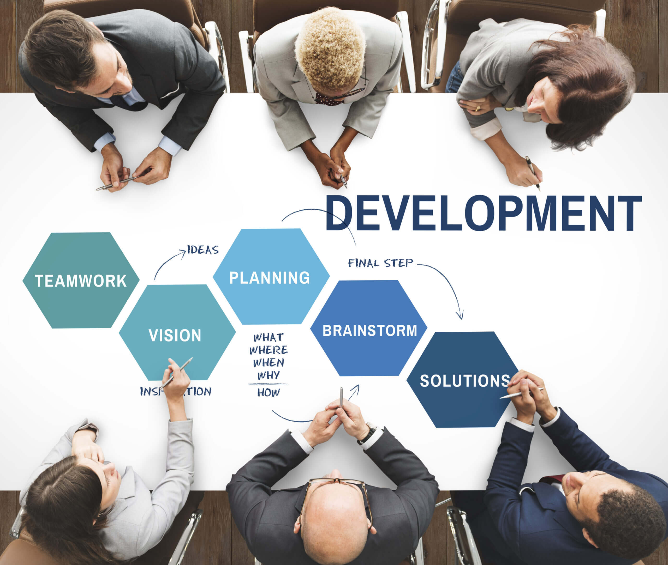 components of business development